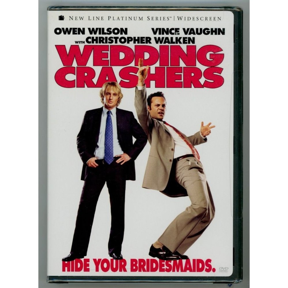 WEDDING CRASHERS DVD, OWEN WILSON, VINCE VAUGHN, CHRISTOPHER WALKEN ©2005
